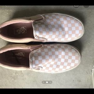 Checked vans